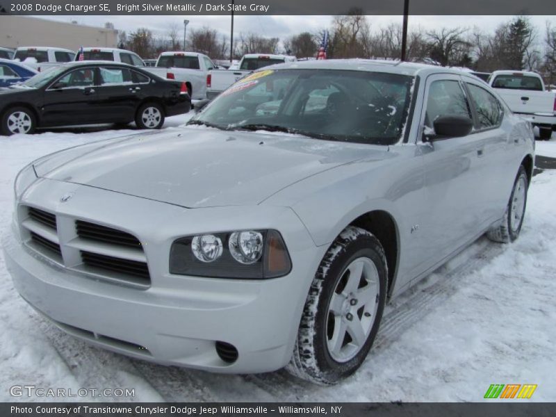 Bright Silver Metallic / Dark Slate Gray 2008 Dodge Charger SE