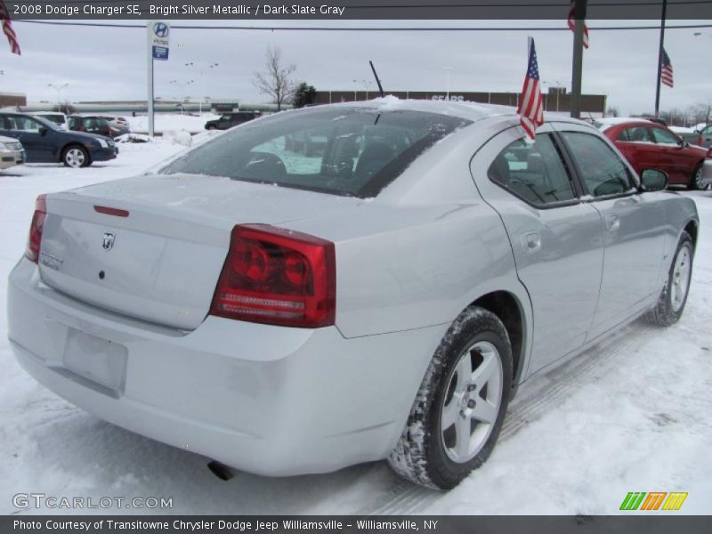 Bright Silver Metallic / Dark Slate Gray 2008 Dodge Charger SE