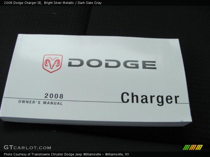Bright Silver Metallic / Dark Slate Gray 2008 Dodge Charger SE