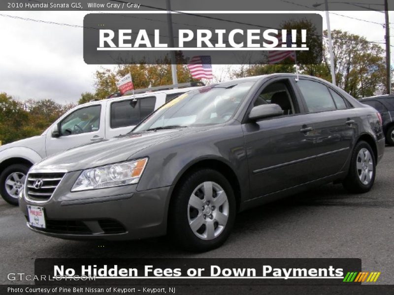 Willow Gray / Gray 2010 Hyundai Sonata GLS