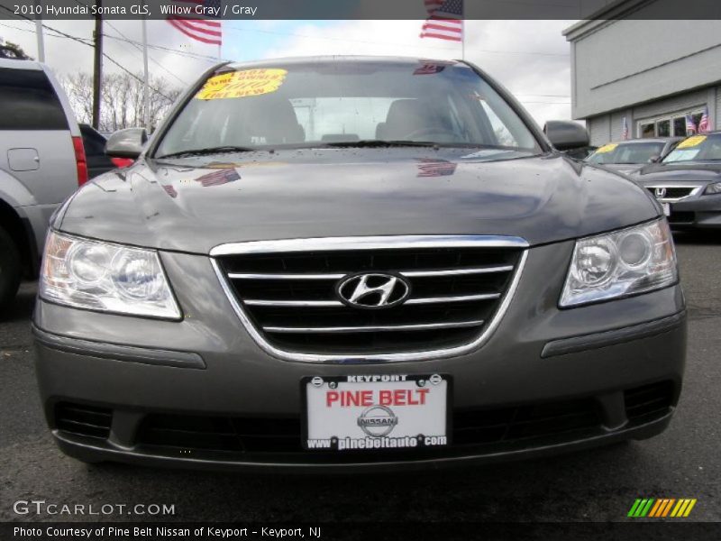 Willow Gray / Gray 2010 Hyundai Sonata GLS