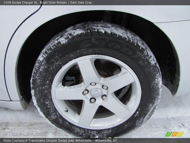 Bright Silver Metallic / Dark Slate Gray 2008 Dodge Charger SE