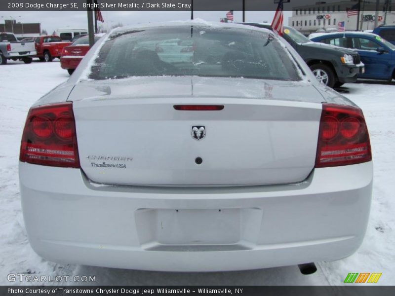 Bright Silver Metallic / Dark Slate Gray 2008 Dodge Charger SE