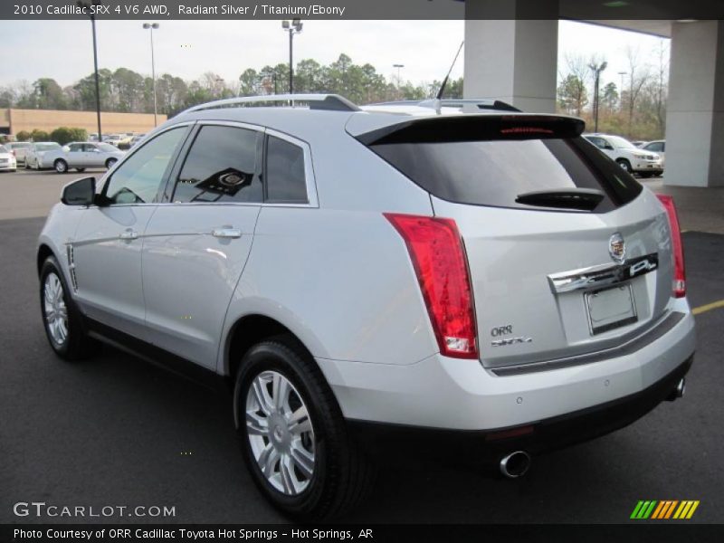 Radiant Silver / Titanium/Ebony 2010 Cadillac SRX 4 V6 AWD