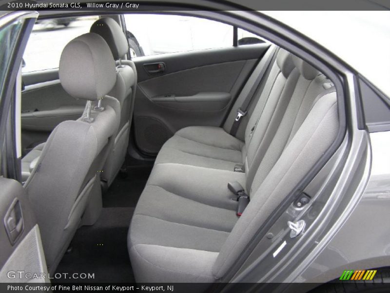 Willow Gray / Gray 2010 Hyundai Sonata GLS