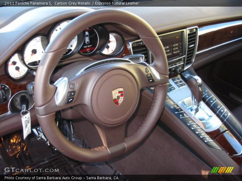  2011 Panamera S Espresso Natural Leather Interior