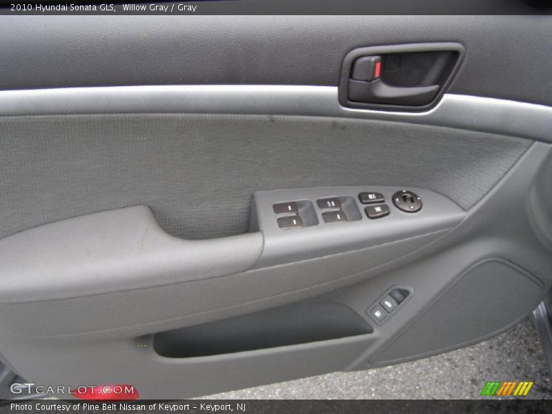 Willow Gray / Gray 2010 Hyundai Sonata GLS