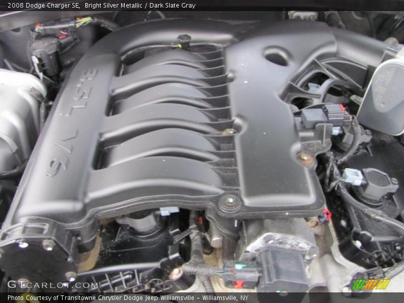 Bright Silver Metallic / Dark Slate Gray 2008 Dodge Charger SE