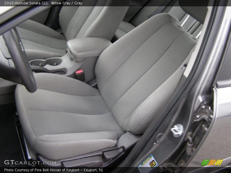 Willow Gray / Gray 2010 Hyundai Sonata GLS