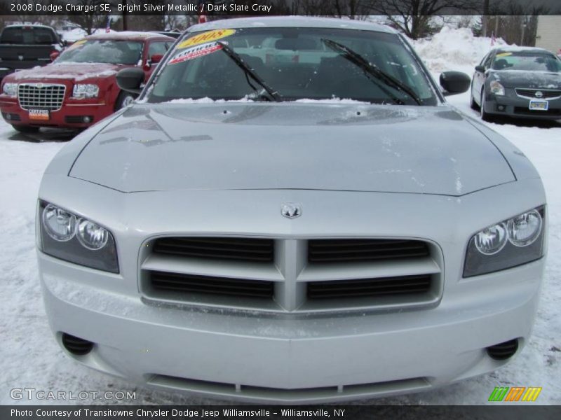 Bright Silver Metallic / Dark Slate Gray 2008 Dodge Charger SE
