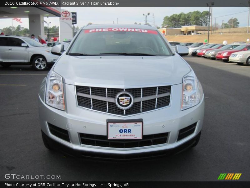 Radiant Silver / Titanium/Ebony 2010 Cadillac SRX 4 V6 AWD