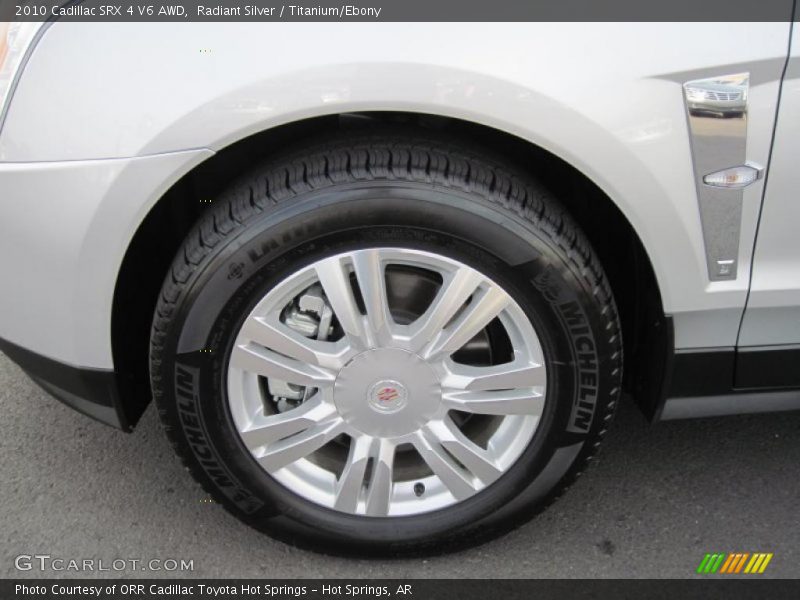 Radiant Silver / Titanium/Ebony 2010 Cadillac SRX 4 V6 AWD