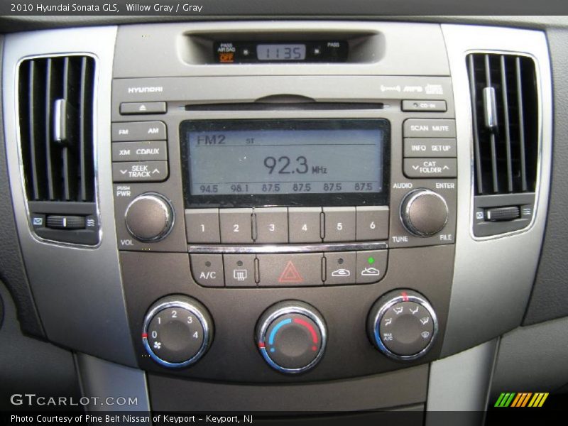Willow Gray / Gray 2010 Hyundai Sonata GLS