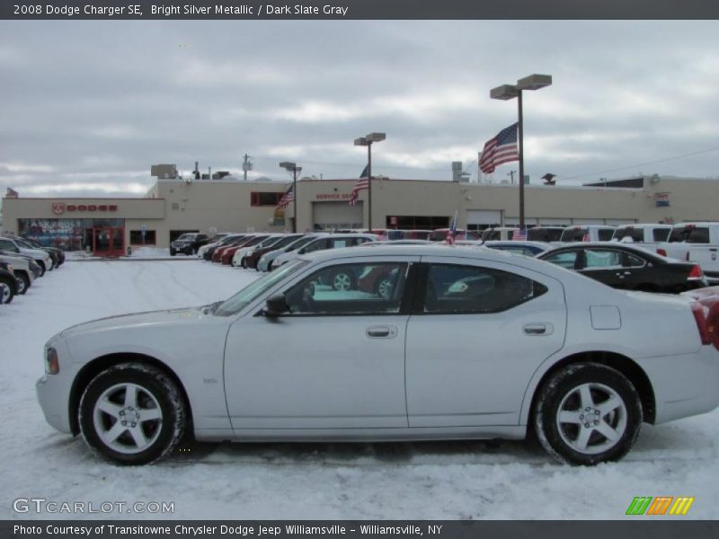 Bright Silver Metallic / Dark Slate Gray 2008 Dodge Charger SE