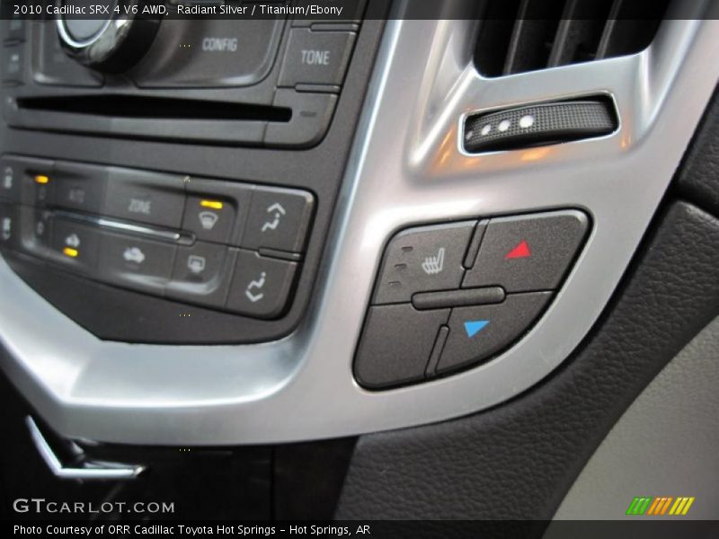 Radiant Silver / Titanium/Ebony 2010 Cadillac SRX 4 V6 AWD