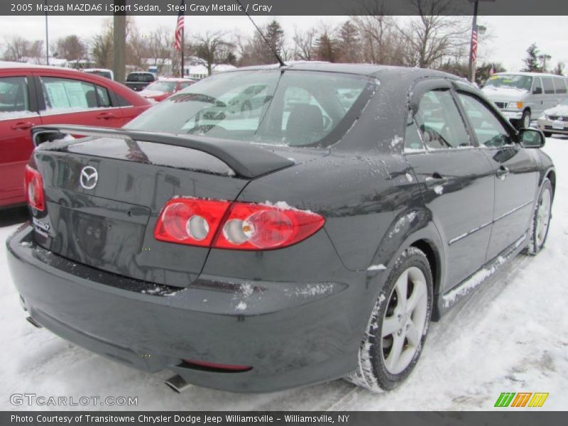 Steel Gray Metallic / Gray 2005 Mazda MAZDA6 i Sport Sedan