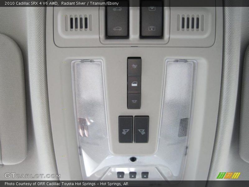 Radiant Silver / Titanium/Ebony 2010 Cadillac SRX 4 V6 AWD