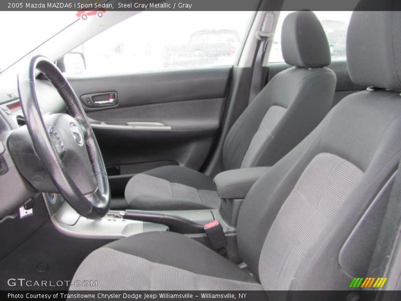 Steel Gray Metallic / Gray 2005 Mazda MAZDA6 i Sport Sedan
