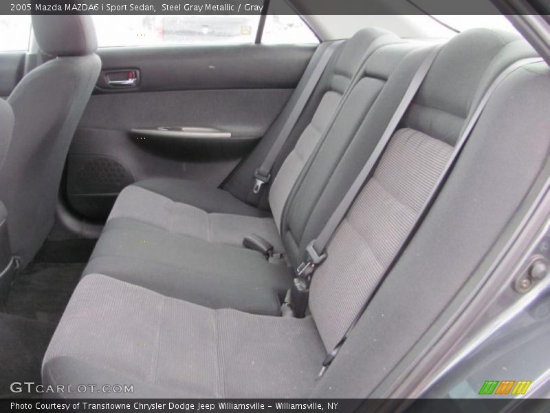 Steel Gray Metallic / Gray 2005 Mazda MAZDA6 i Sport Sedan