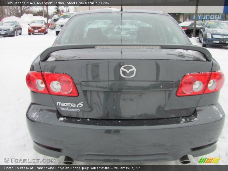 Steel Gray Metallic / Gray 2005 Mazda MAZDA6 i Sport Sedan