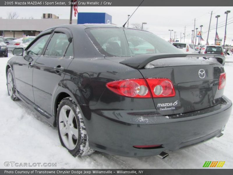 Steel Gray Metallic / Gray 2005 Mazda MAZDA6 i Sport Sedan