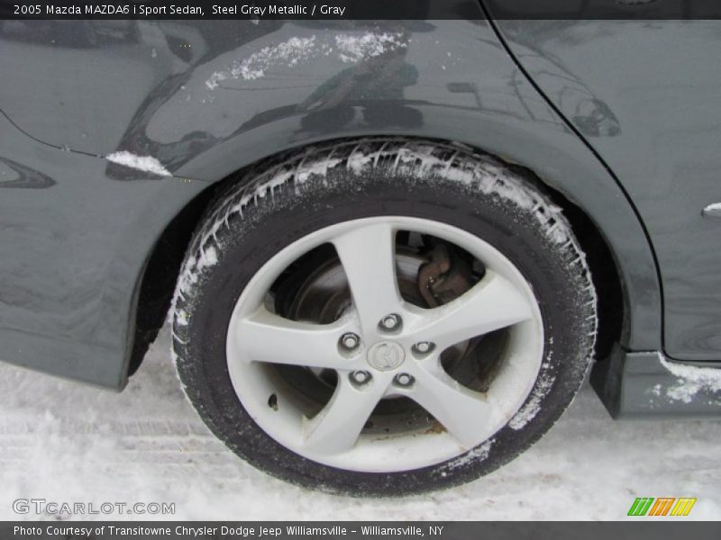 Steel Gray Metallic / Gray 2005 Mazda MAZDA6 i Sport Sedan