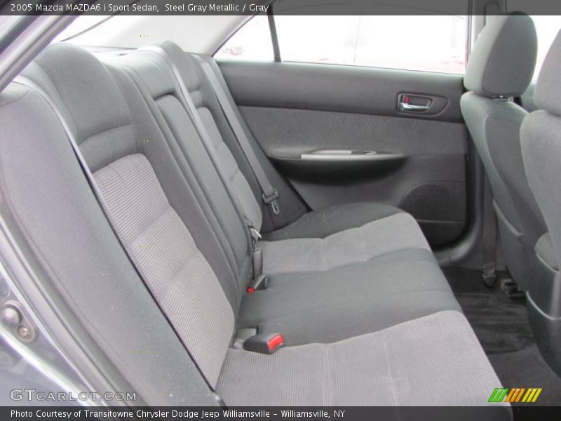 Steel Gray Metallic / Gray 2005 Mazda MAZDA6 i Sport Sedan