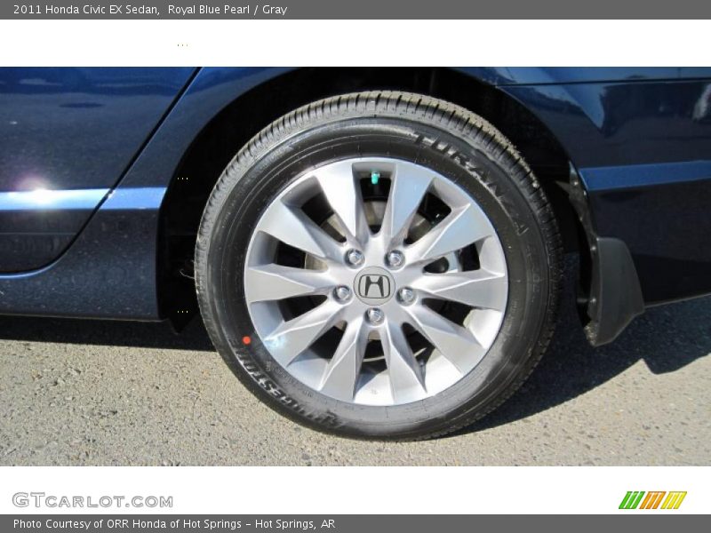 Royal Blue Pearl / Gray 2011 Honda Civic EX Sedan