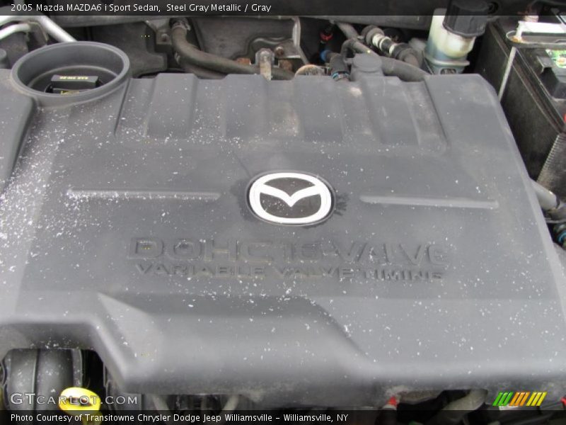 Steel Gray Metallic / Gray 2005 Mazda MAZDA6 i Sport Sedan