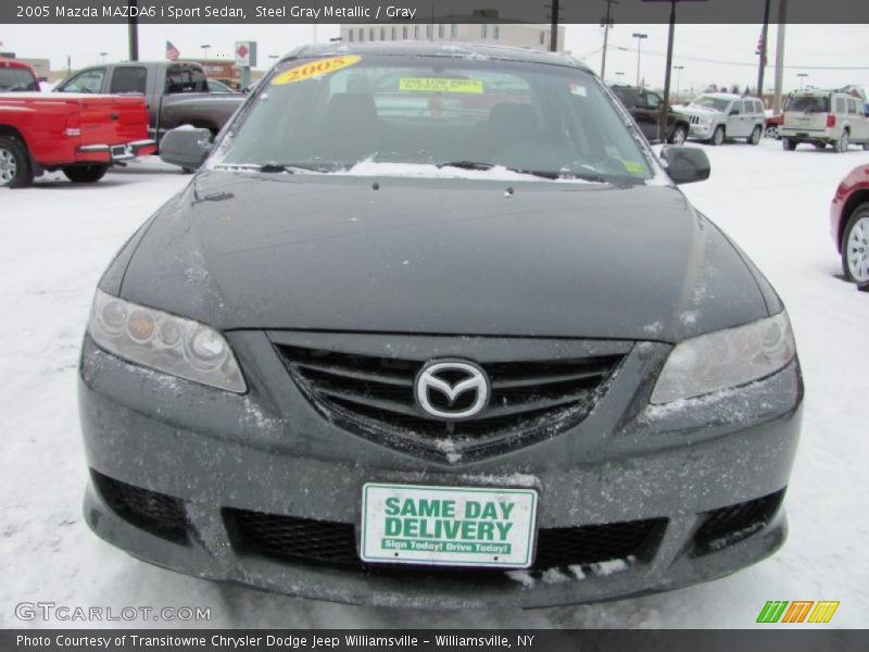 Steel Gray Metallic / Gray 2005 Mazda MAZDA6 i Sport Sedan