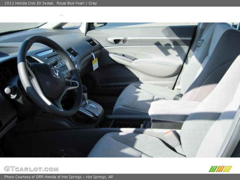 Royal Blue Pearl / Gray 2011 Honda Civic EX Sedan