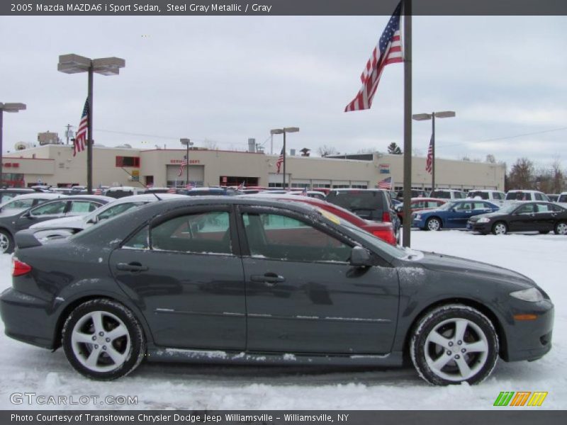 Steel Gray Metallic / Gray 2005 Mazda MAZDA6 i Sport Sedan