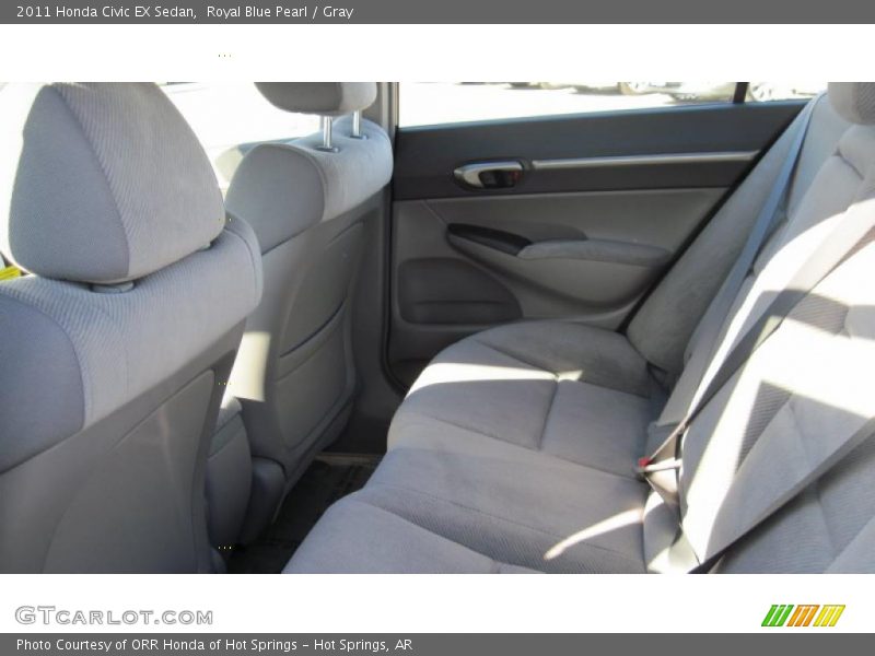 Royal Blue Pearl / Gray 2011 Honda Civic EX Sedan