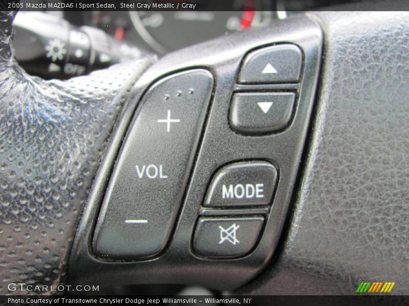Steel Gray Metallic / Gray 2005 Mazda MAZDA6 i Sport Sedan