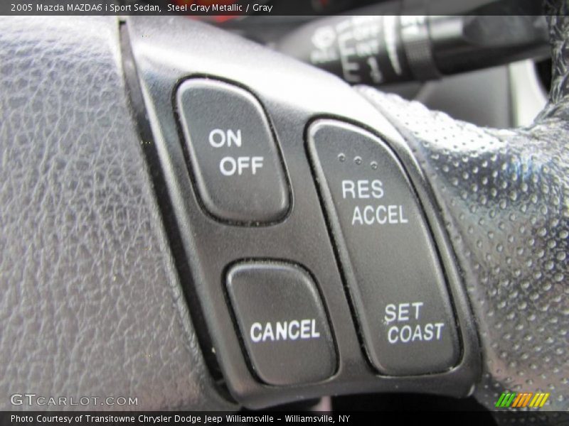Steel Gray Metallic / Gray 2005 Mazda MAZDA6 i Sport Sedan