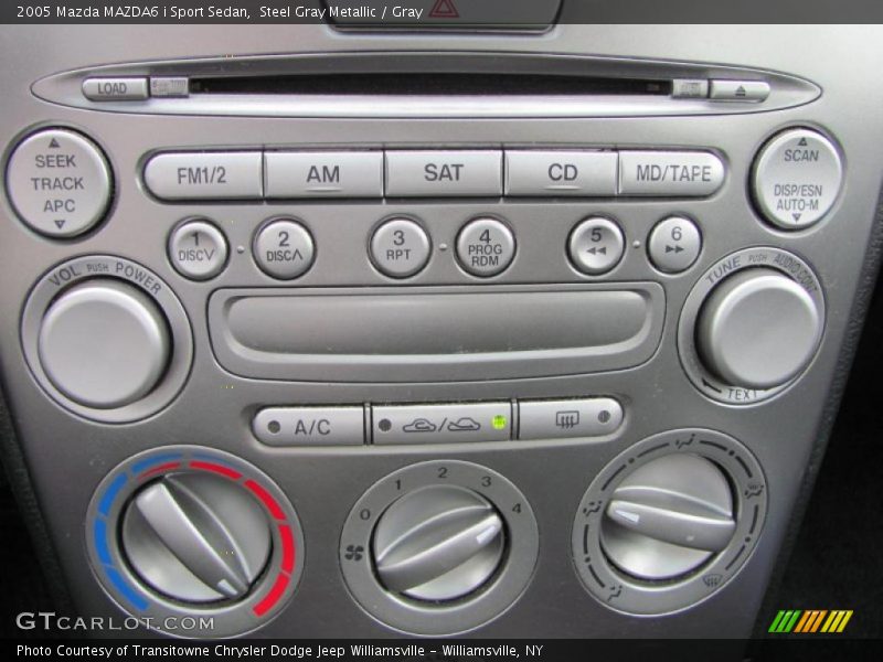 Steel Gray Metallic / Gray 2005 Mazda MAZDA6 i Sport Sedan