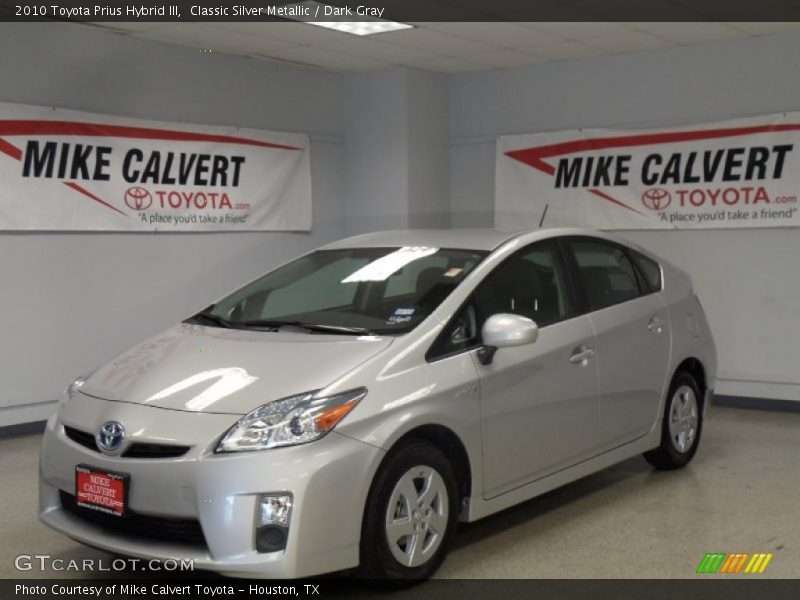 Classic Silver Metallic / Dark Gray 2010 Toyota Prius Hybrid III