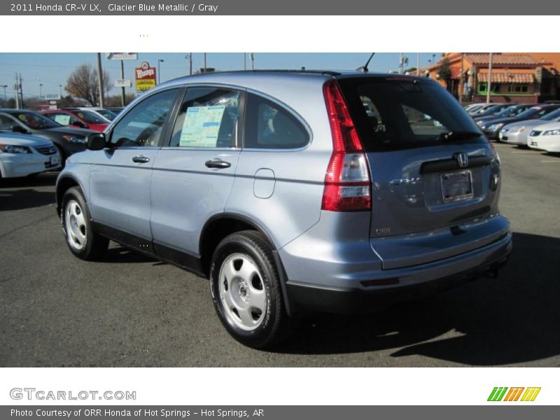 Glacier Blue Metallic / Gray 2011 Honda CR-V LX