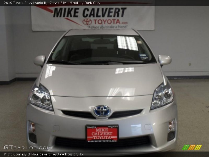 Classic Silver Metallic / Dark Gray 2010 Toyota Prius Hybrid III