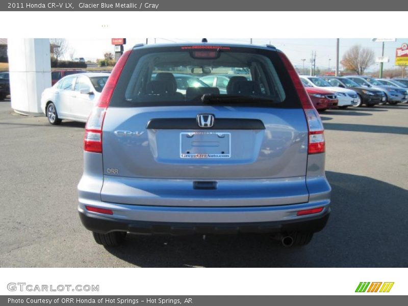 Glacier Blue Metallic / Gray 2011 Honda CR-V LX