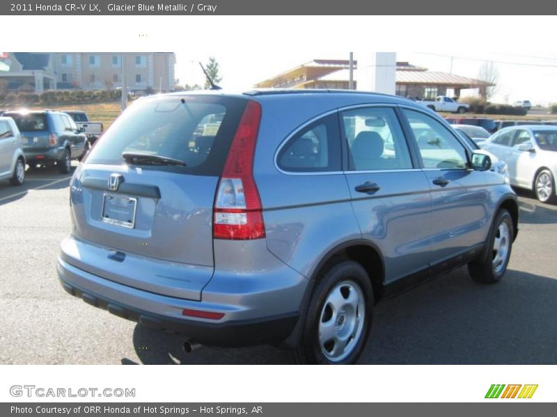 Glacier Blue Metallic / Gray 2011 Honda CR-V LX