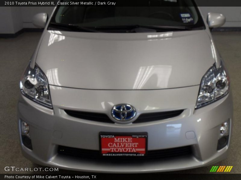 Classic Silver Metallic / Dark Gray 2010 Toyota Prius Hybrid III