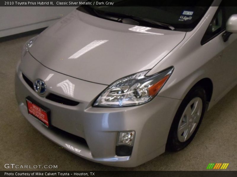 Classic Silver Metallic / Dark Gray 2010 Toyota Prius Hybrid III
