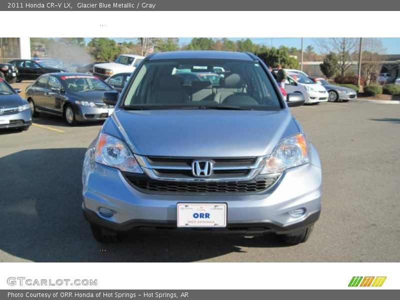 Glacier Blue Metallic / Gray 2011 Honda CR-V LX