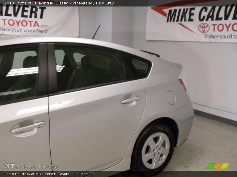 Classic Silver Metallic / Dark Gray 2010 Toyota Prius Hybrid III