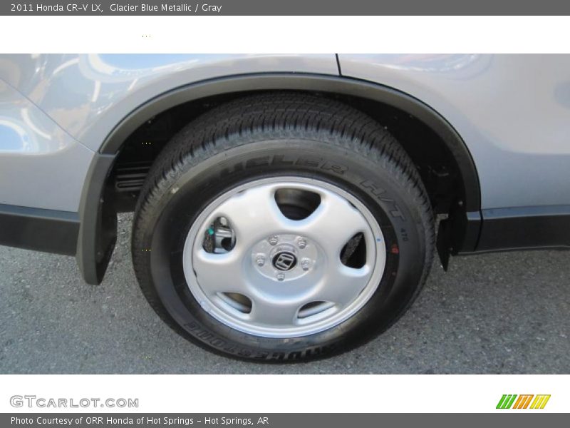 Glacier Blue Metallic / Gray 2011 Honda CR-V LX