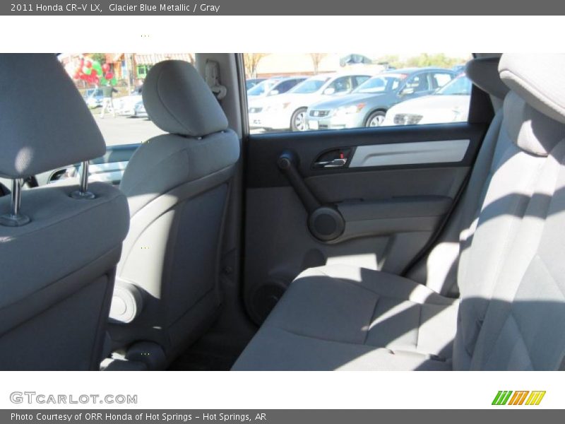 Glacier Blue Metallic / Gray 2011 Honda CR-V LX
