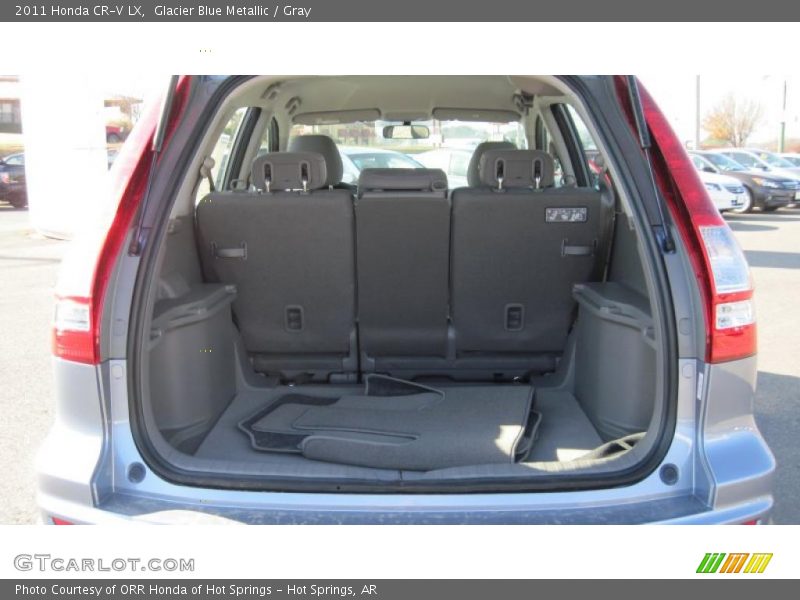 Glacier Blue Metallic / Gray 2011 Honda CR-V LX