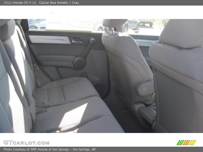 Glacier Blue Metallic / Gray 2011 Honda CR-V LX
