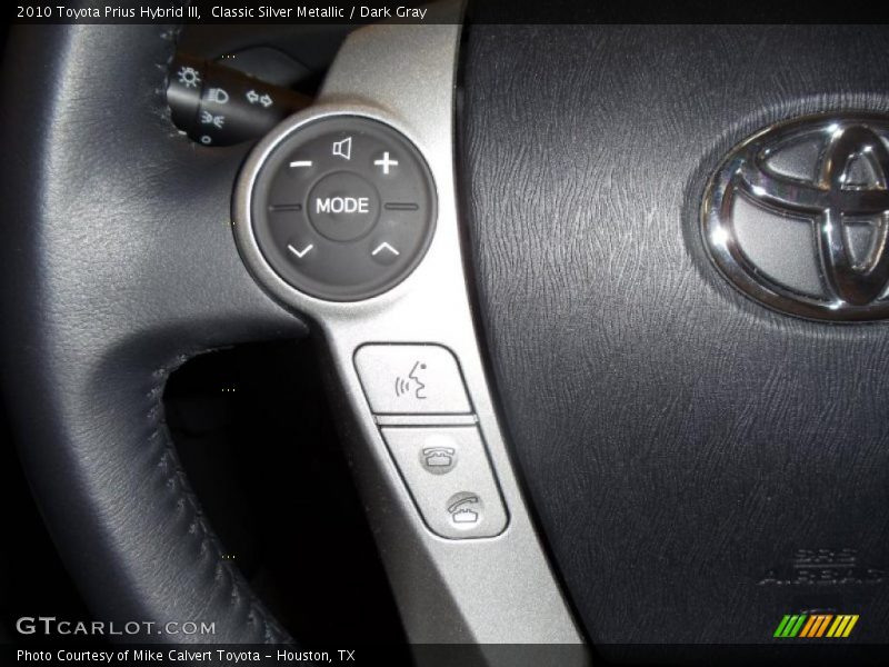 Classic Silver Metallic / Dark Gray 2010 Toyota Prius Hybrid III